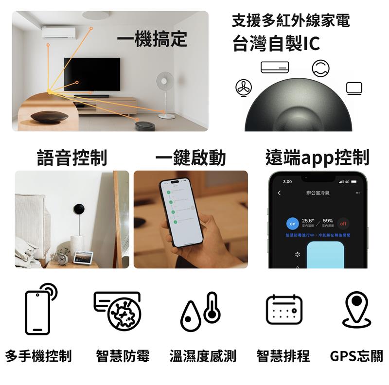 艾法科技 AIFA Smart 智慧遙控器 智慧控制器 溫濕感應 智慧排程 AIFA i-Ctrl Pro Plus i-Ctrl AC Plus 智慧家庭 智能家居 智能遙控器 智能控制器 台灣原生智慧家庭品牌